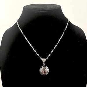 Hand Crafted Silver Sagittarius Necklace